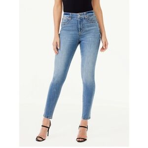 Size 8S Women's Rosa Curvy Skinny Super High Rise Topstitch Pocket Jeans